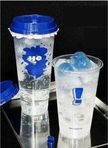 VASOS DE PP INYECTADO CON TAPA RESISTENTE E IMPRESION 1 COLOR A TONO CON LA TAPA